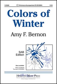 Colors of Winter SAB choral sheet music cover Thumbnail